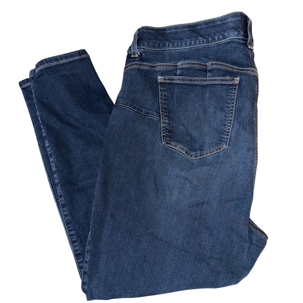 Torrid Bombshell Skinny Premium‎ Stretch Jeans Dark Wash Women's Size 22 Short